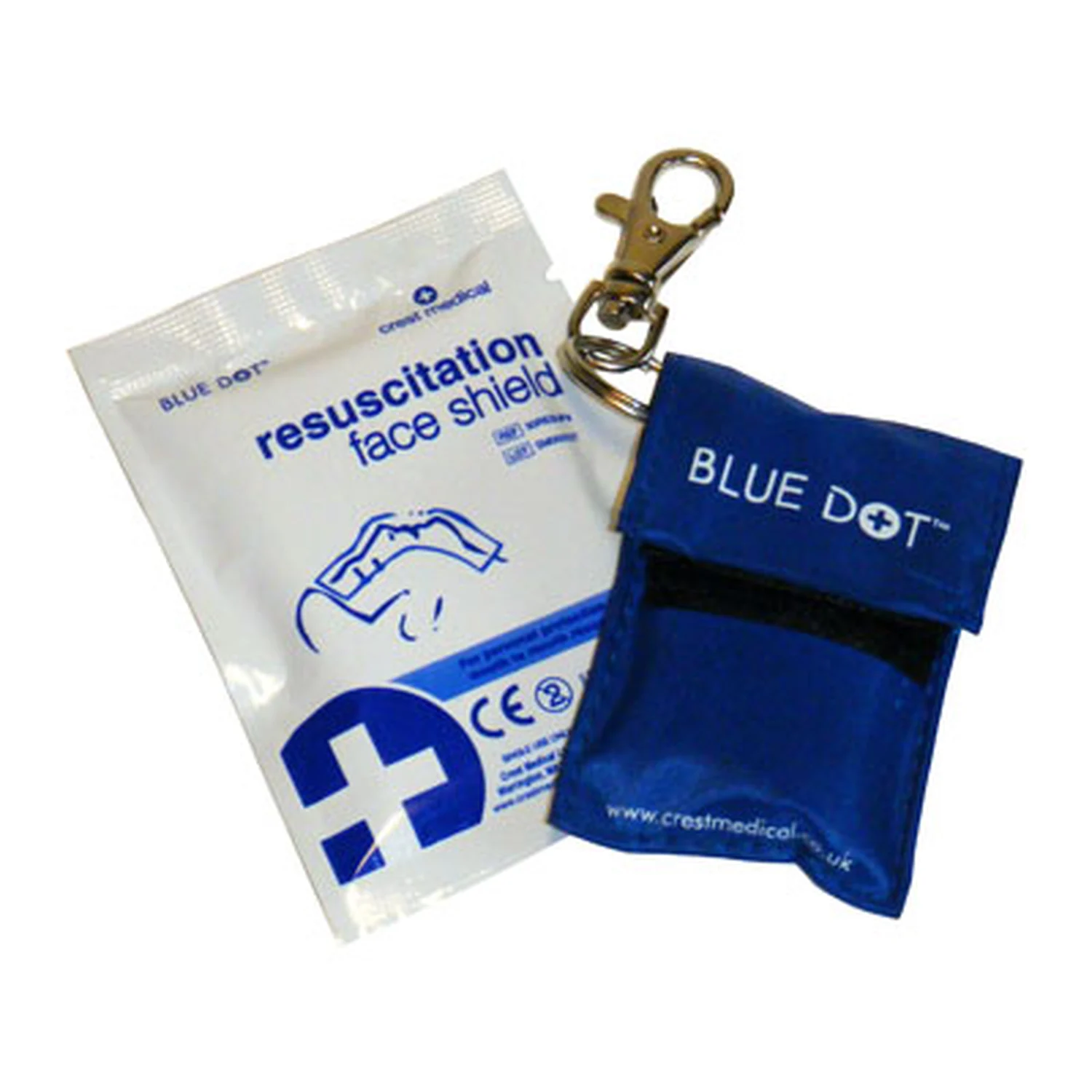 Resuscitation Shield in Keyring Pouch Gompels Care & Nursery Supply