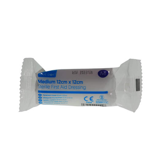 Dressing Medium 12cm x 12cm Gompels HealthCare