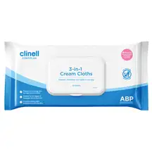 Clinell Contiplan 3 in 1 Cream Cloths 25 Pack
