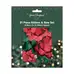Christmas Ribbons and Bows Red and Green 21 Pack