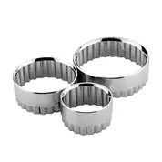 Metal Round Pastry Cutters 3 Pack