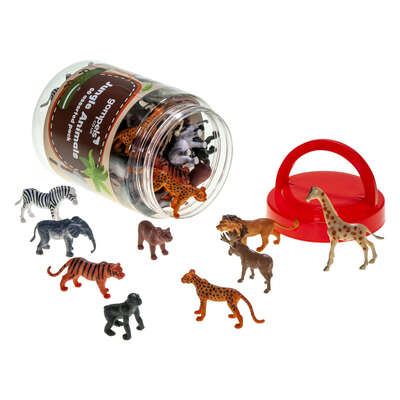 Small World Animals Assorted 60 Pack - Type: Jungle Animals