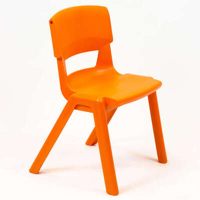 Postura Plus Chair 380mm 30 Pack - Colour: Tangerine Fizz