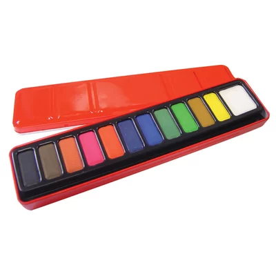 12 Block Watercolour Paint Set