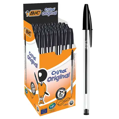 Bic Cristal Medium Ballpoint Pen 50 Pack