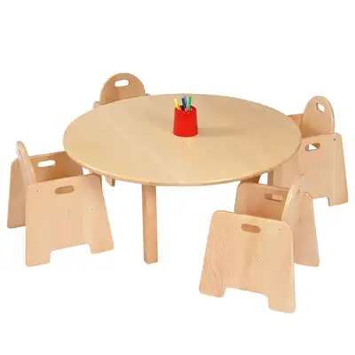 Circular Table Infant With 4 Chairs