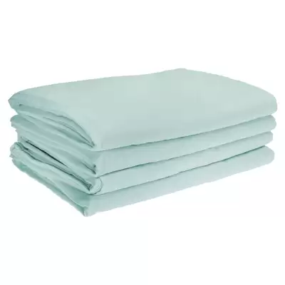 Fire Retardant Bedding Set Duck Egg - Type: Single Duvet Cover 4 Pack