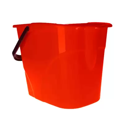 Soclean Plastic Mop Bucket 15 Litre - Colour: Red