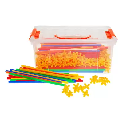 Construction Straws and Connectors 400 Pieces
