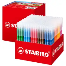 STABILO Power Fibre Tip Colouring Pens Assorted 240 Pack G3p95