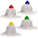 Soclean Cotton Twine Mop Heads Assorted 4 Pack G2p100