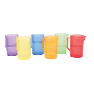 Translucent Colour Jug 6 Pack