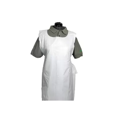 Proform Disposable Plastic Aprons On A Roll 200 Pack - Colour: White