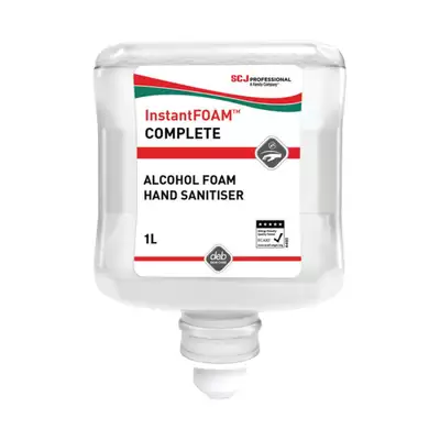 Deb Alcohol Foam Hand Sanitiser Cartridge 1 Litre 6 Pack