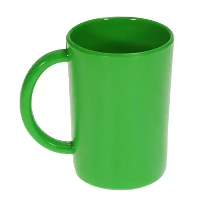 Swixz Melamine Handled Mug 10oz 6 Pack - Colour: Green