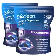Soclean Non Bio Laundry Capsules 100 Pack G1p100