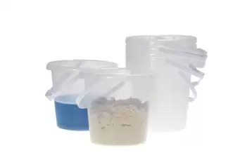 Plastic sand 2025 buckets