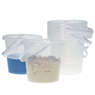 Water/Play Sand Buckets Clear 8 Pack