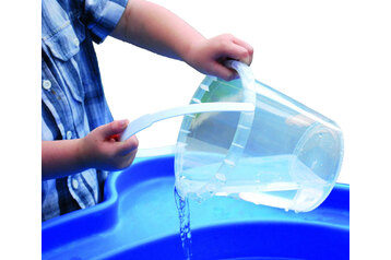 clear sand buckets