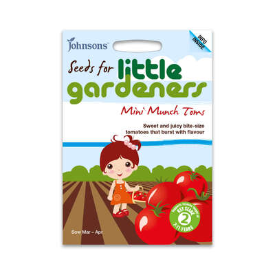 Little Gardeners Vegetable Seeds - Type: Mini Munch Tomato