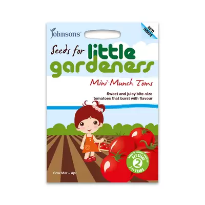 Little Gardeners Vegetable Seeds - Type: Mini Munch Tomato