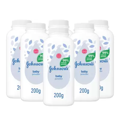 Johnsons Baby Powder 200g 6 Pack