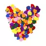 Artyom Felt Heart Shapes Assorted 250 Pack