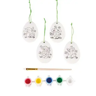 Paint Your Own Hanging Egg Decorations 4 Pcs