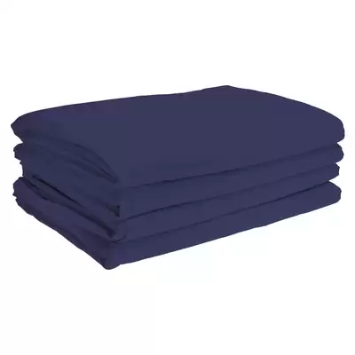 Fire Retardant Bedding Set Navy - Type: Single Duvet Cover 4 Pack