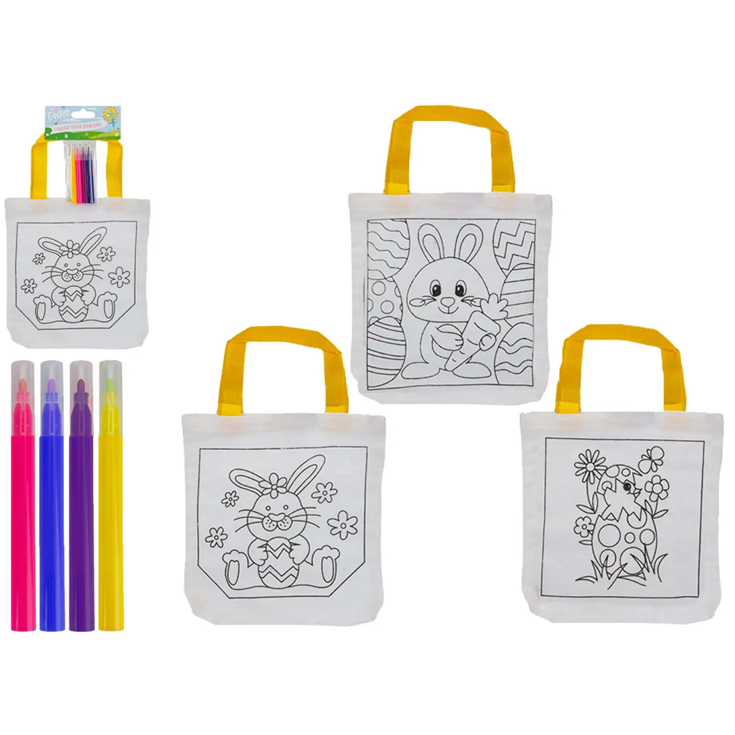 Colour Your Own Easter Bag