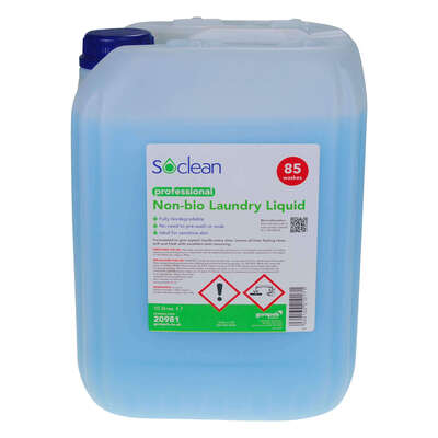 Soclean Non Bio Laundry Liquid 10l Litre