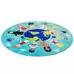 Children of The World Circular Rug Teal 2mx2m