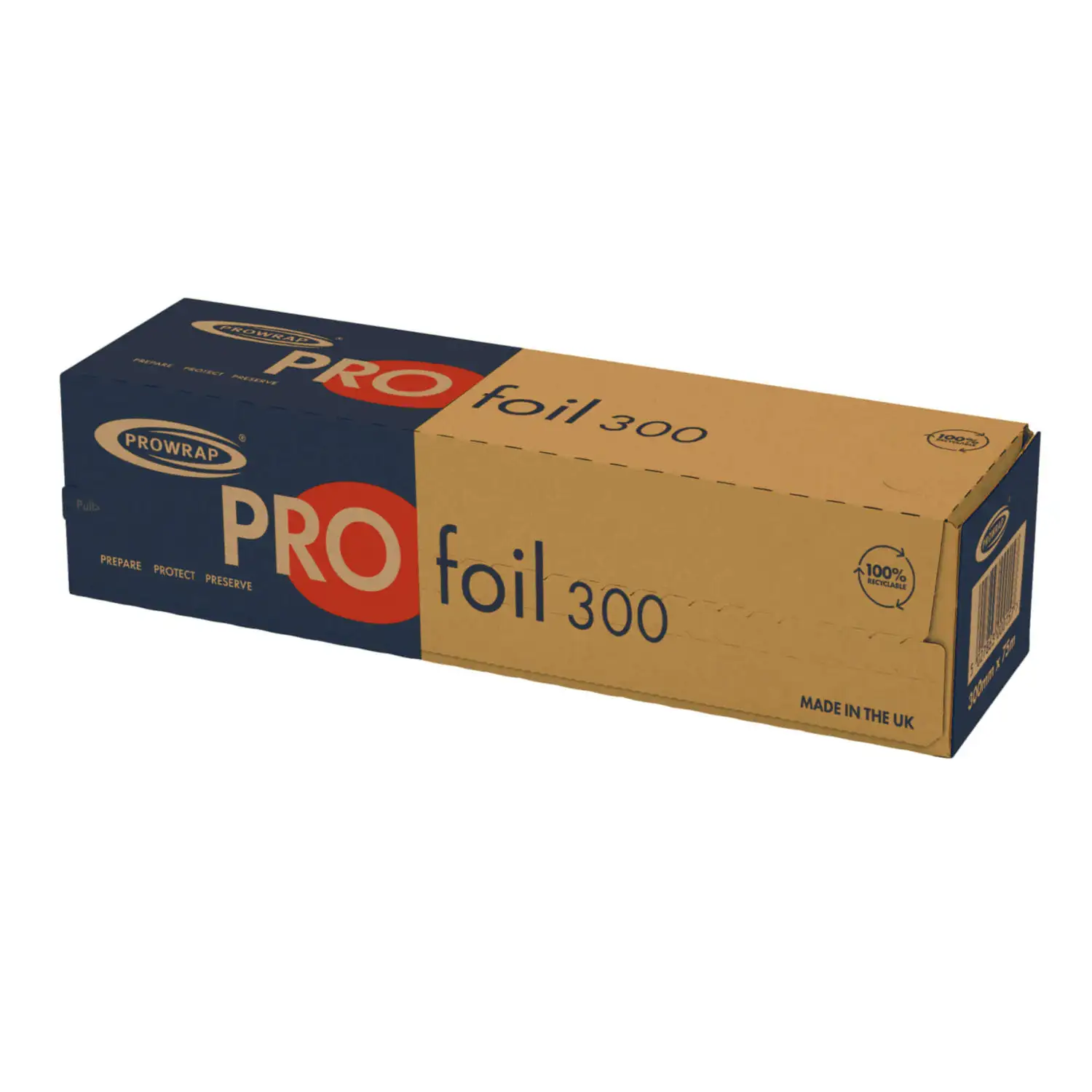 Aluminium Foil 300mm x 75m G2p100