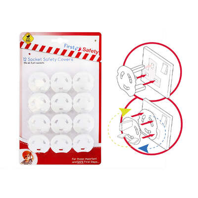 Plug Socket Safety Covers 12 Pack
