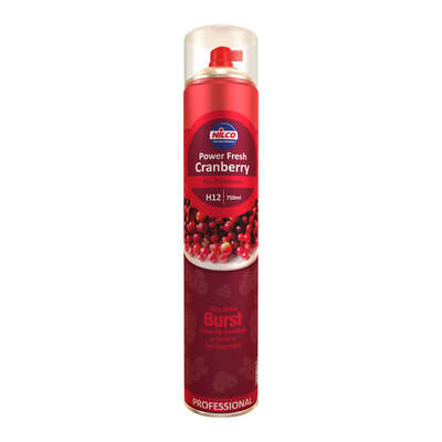 Nilco Power Air Freshener 750ml 6 Pack - Fragrance: Cranberry