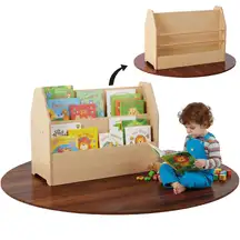 Wooden Double Sided Book Display Unit