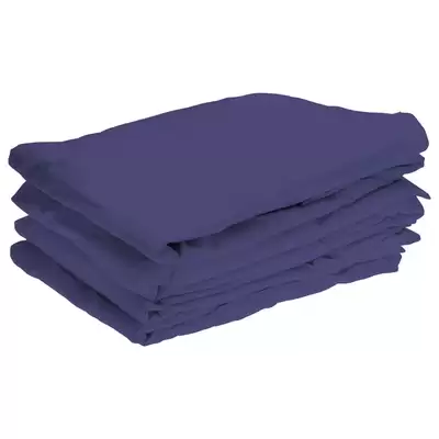 Fire Retardant Bedding Set Navy - Type: Single Fitted Sheet 4 Pack