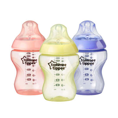 Tommee Tippee Baby Bottles 260ml Assorted 3 Pack