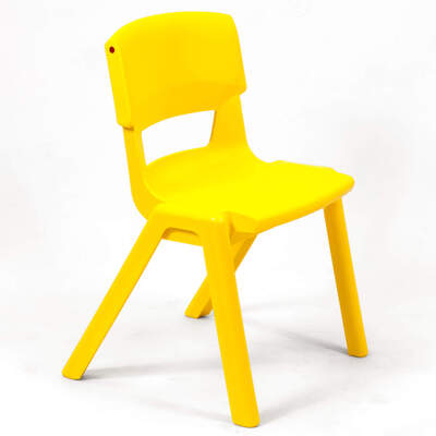 Postura Plus Chair 380mm 30 Pack - Colour: Sun Yellow