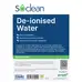 Soclean De-Ionised Water 5 Litre 2 Pack
