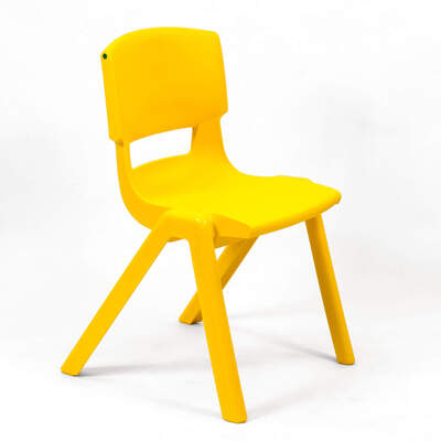 Postura Plus Chair 430mm 30 Pack - Colour: Sun Yellow