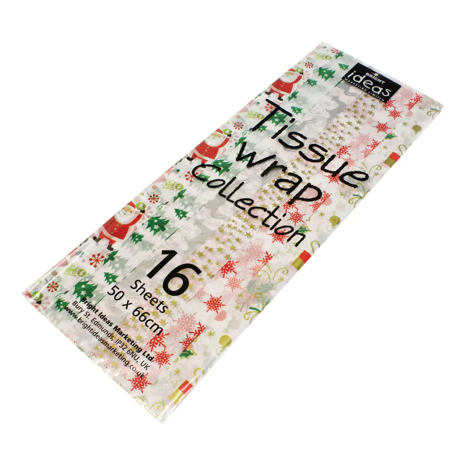 Assorted Christmas Tissue Paper 16 Pack G1p100