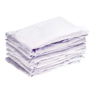 Supreme Polycotton Bedding Set White - Type: Single Fitted Sheet 6 Pack