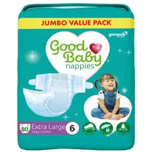 Good Baby Nappies Size 6 Extra Large 80 Pack G2p100