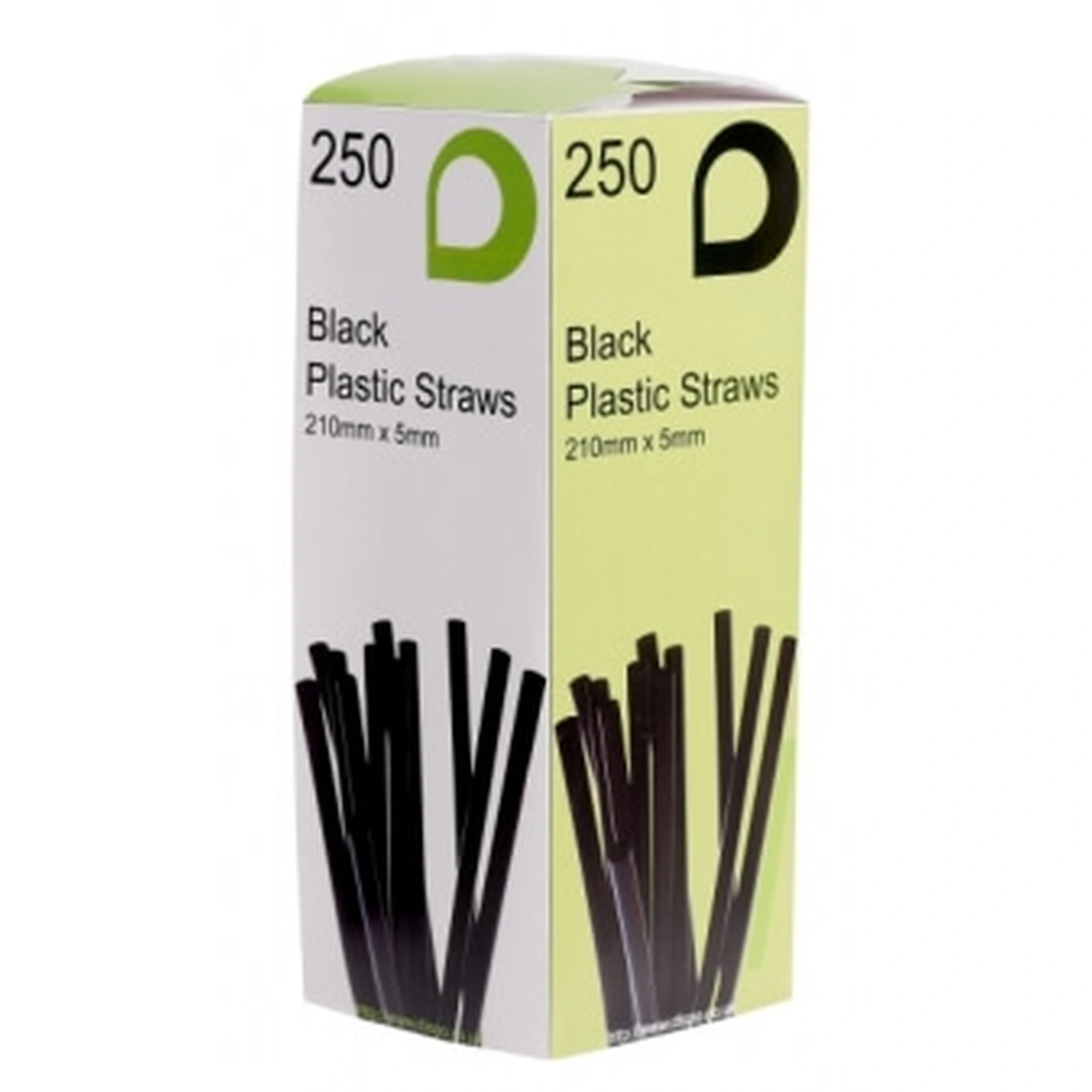 Black Plastic Straws 250 Pack Gompels Care & Nursery Supply Specialists