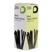 Black Plastic Straws 250 Pack