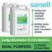 Sanell Eco Antibacterial Cleaner 5 Litre 2 Pack