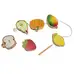 Olly and Oby Wooden Lacing Fruit and Veg 14 Pack