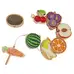 Olly and Oby Wooden Lacing Fruit and Veg 14 Pack
