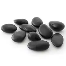 Polished Black Pebbles 1.5kg G2p100